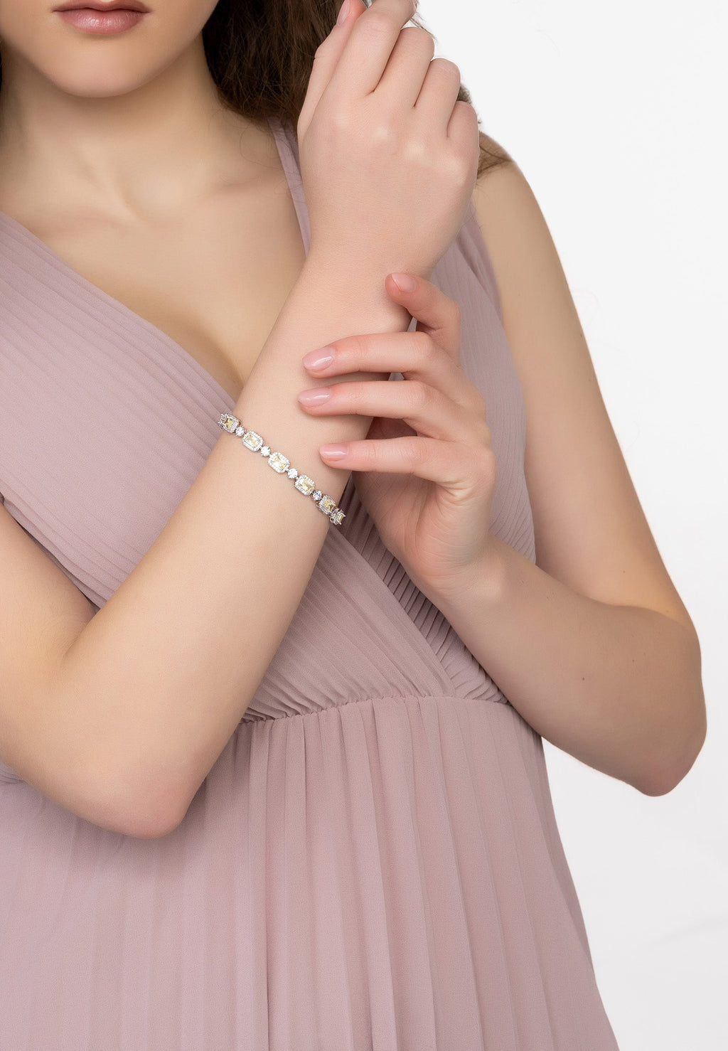 Elena Gemstone Bracelet Lemon Topaz Silver