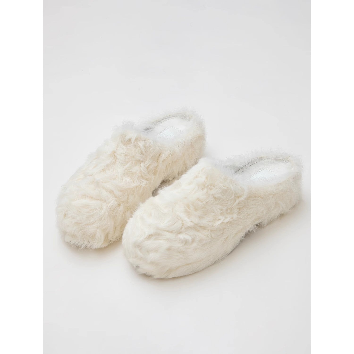 FF × JW Collaboration - Fur-Lined Slip-On Platform Sneakers