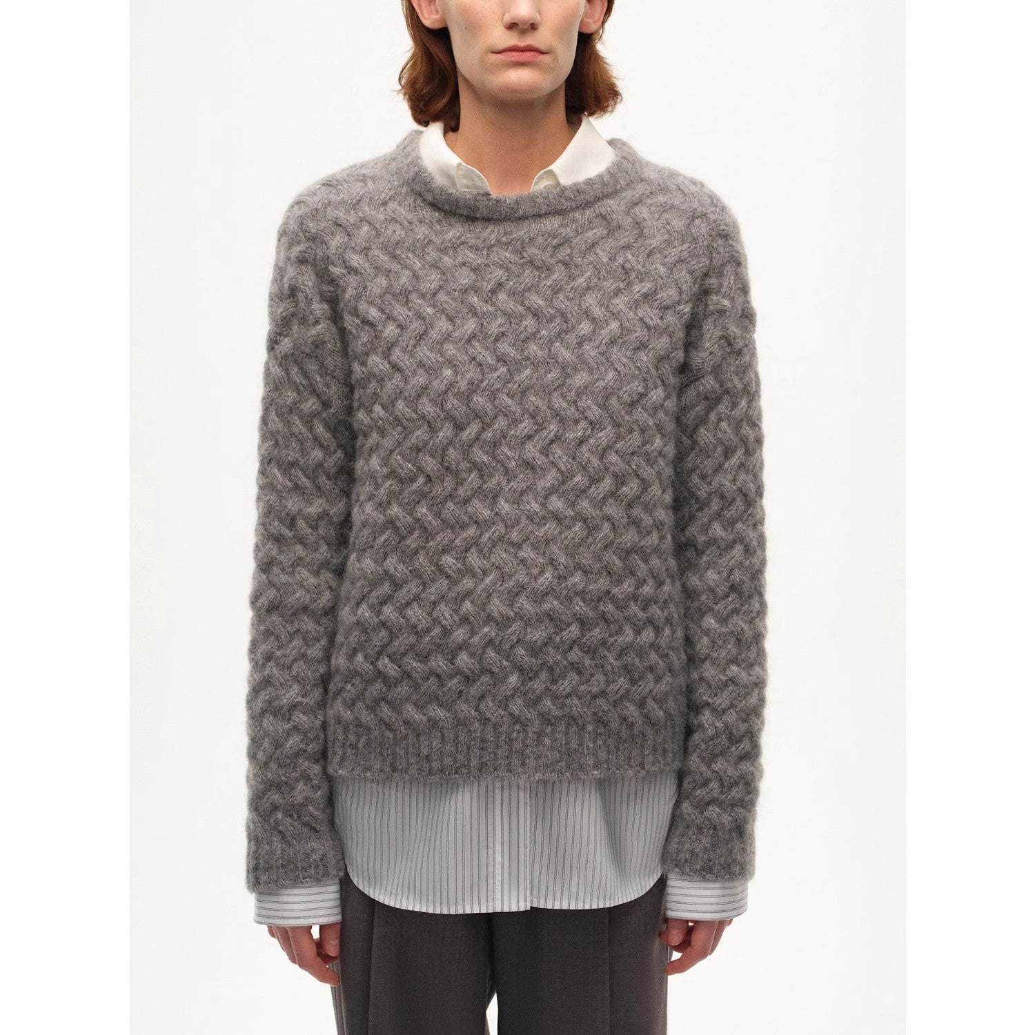 [FF×JW Collaboration Warm Exclusive] Classic Mohair Pullover Sweater