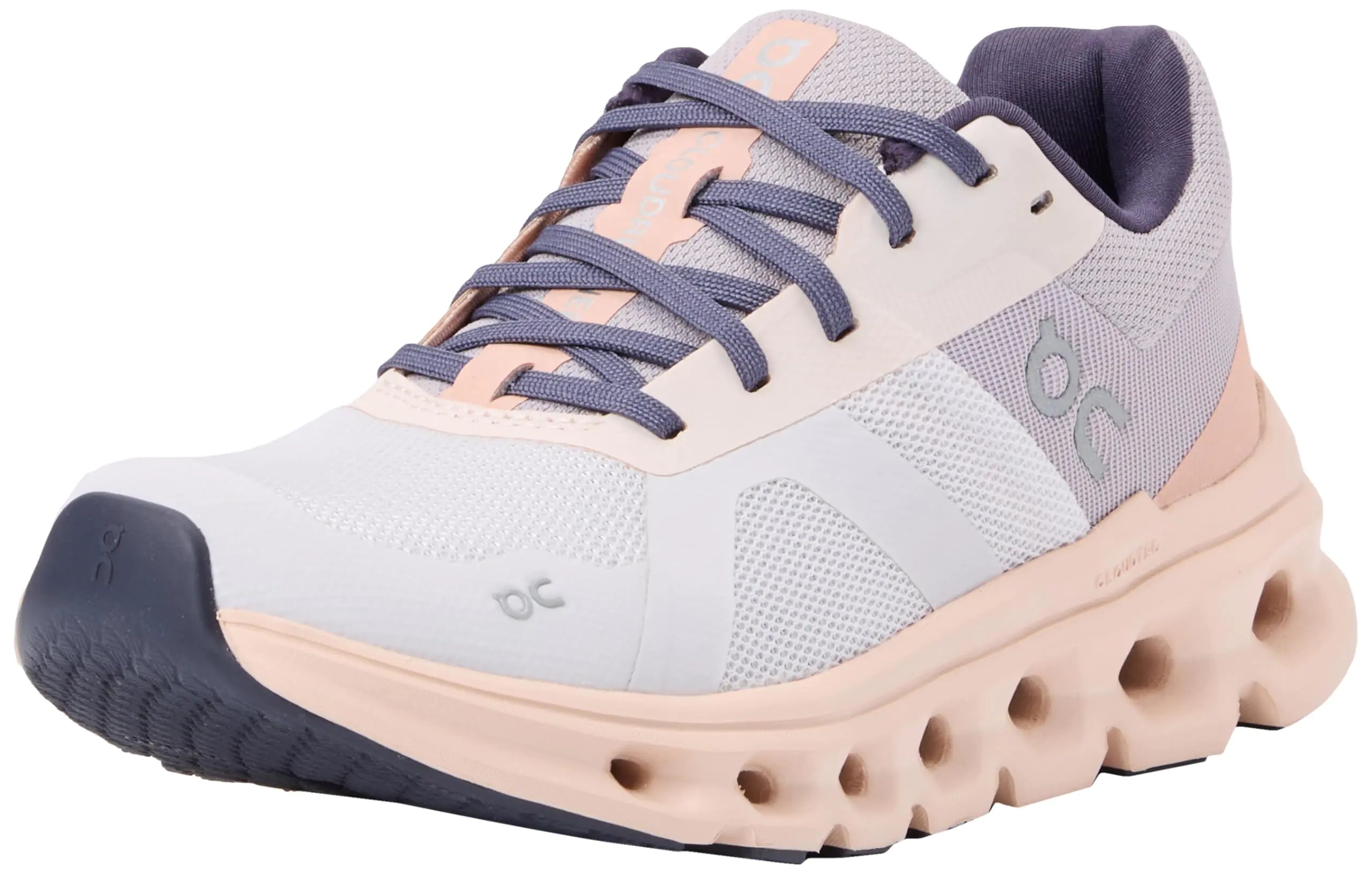 On Womens Cloudrunner Sneakers Frost | Fade Pink 8.5 Medium US