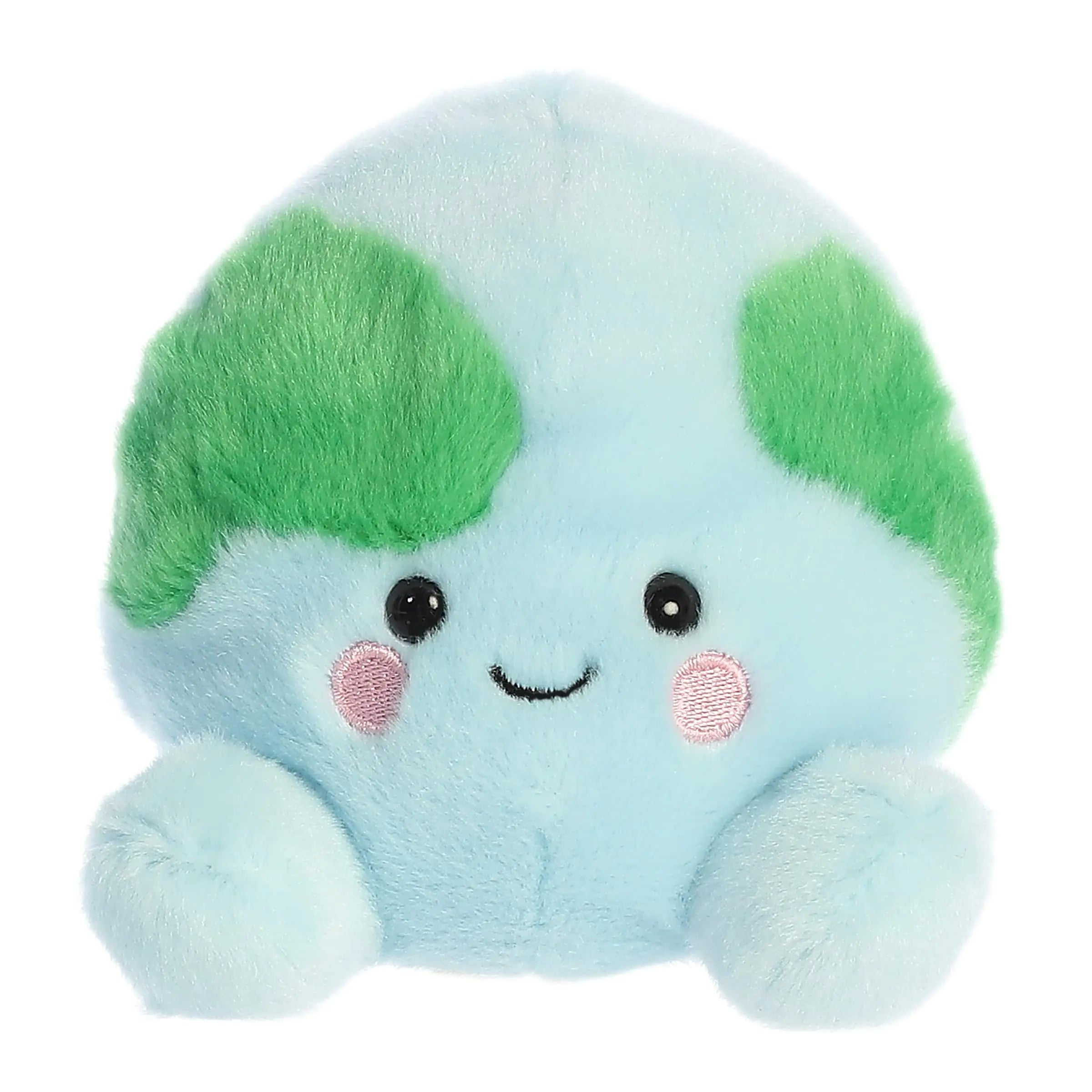 Aurora® Adorable Palm Pals™ Eve Earth™ Stuffed Animal - Pocket-Sized Play - Collectable Fun - Blue 5 Inches