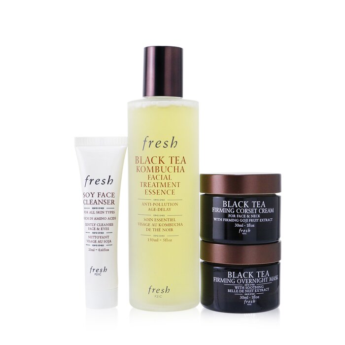 FRESH - Black Tea Firming Beauty Bundle Set - 20ml/0.6oz - 150m
