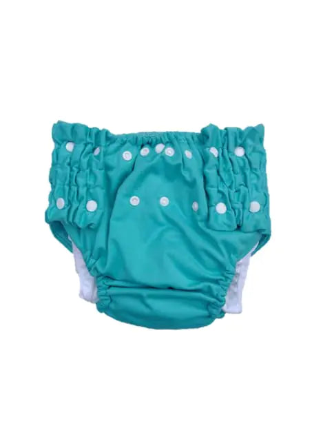 Night time Washable Cloth Pull up Diapers for Toddlers and preschoolers Ages 2 Years to 6 Years (Aqua Blue Large (4-6 Years))