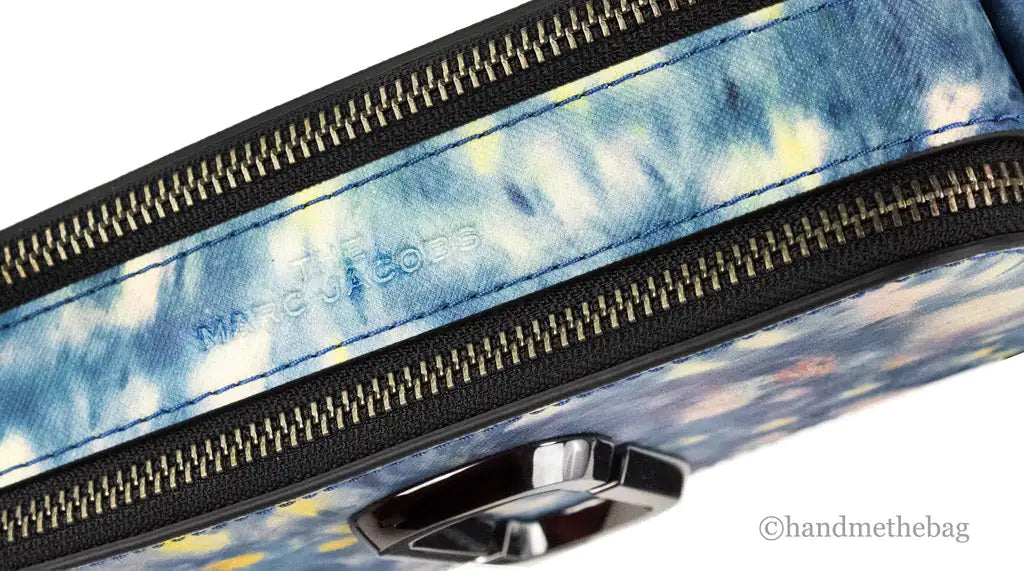 Marc Jacobs The Watercolor Snapshot Blue Shoulder Bag