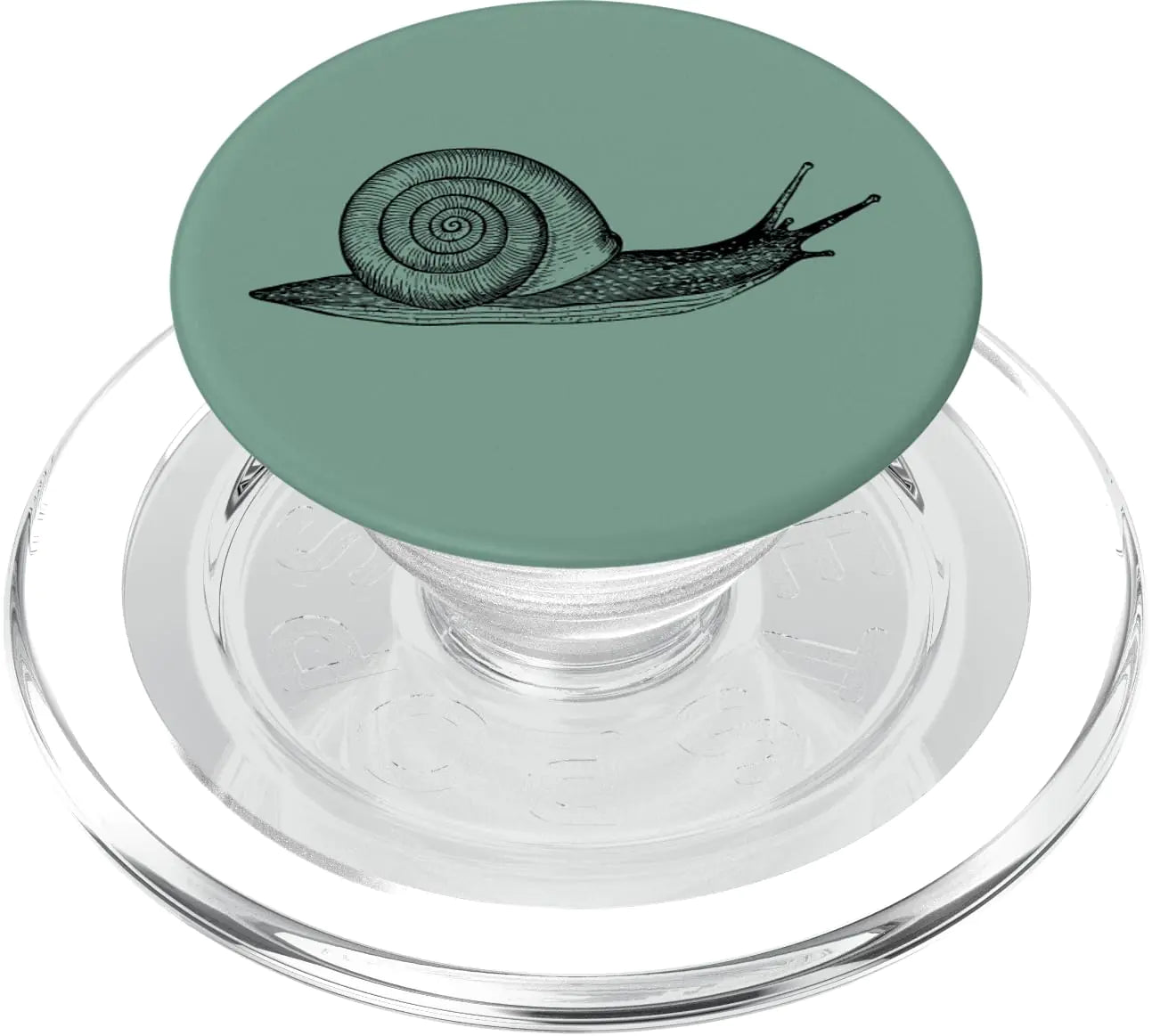 Mint Forest Snail MagSafe PopGrip