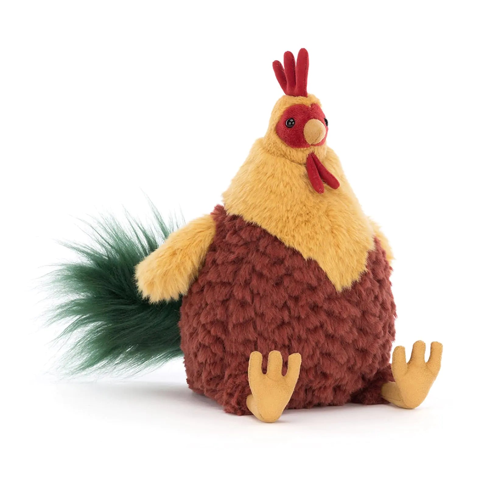 Jellycat Cluny Cockerel Rooster Stuffed Animal 10 inches | Chicks & Chickens Plush Toy | Classic Childrens Gift