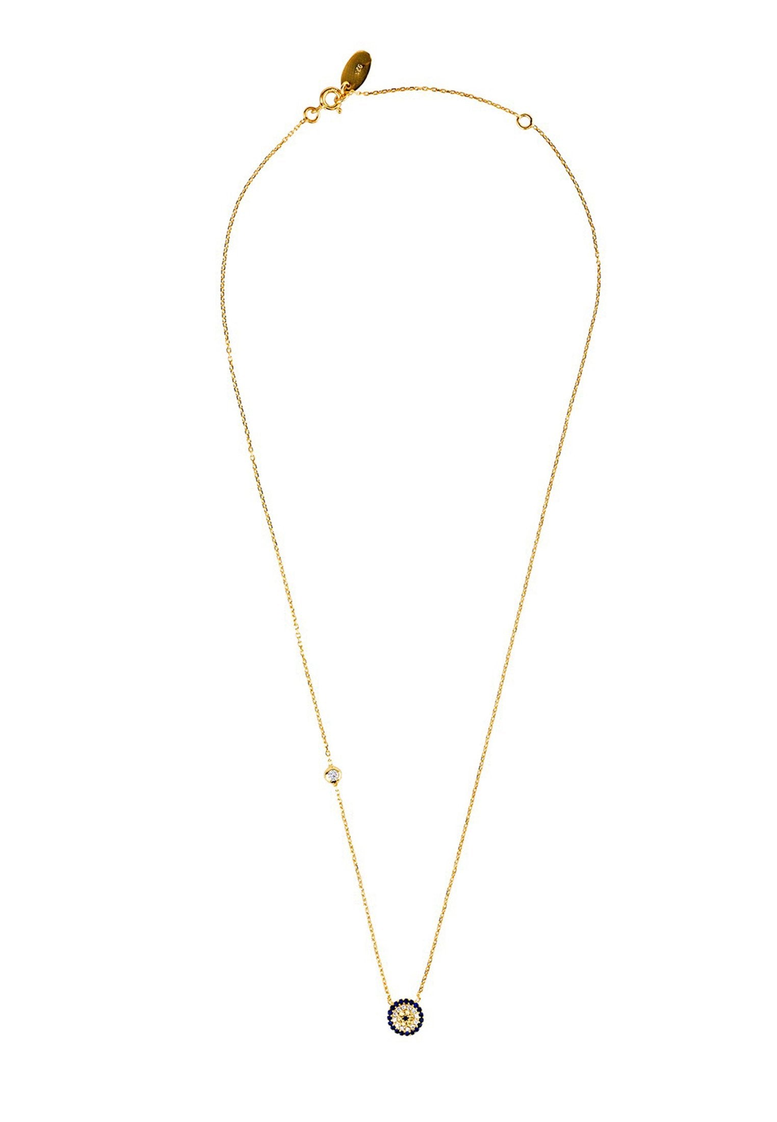 Evil Eye Necklace Gold