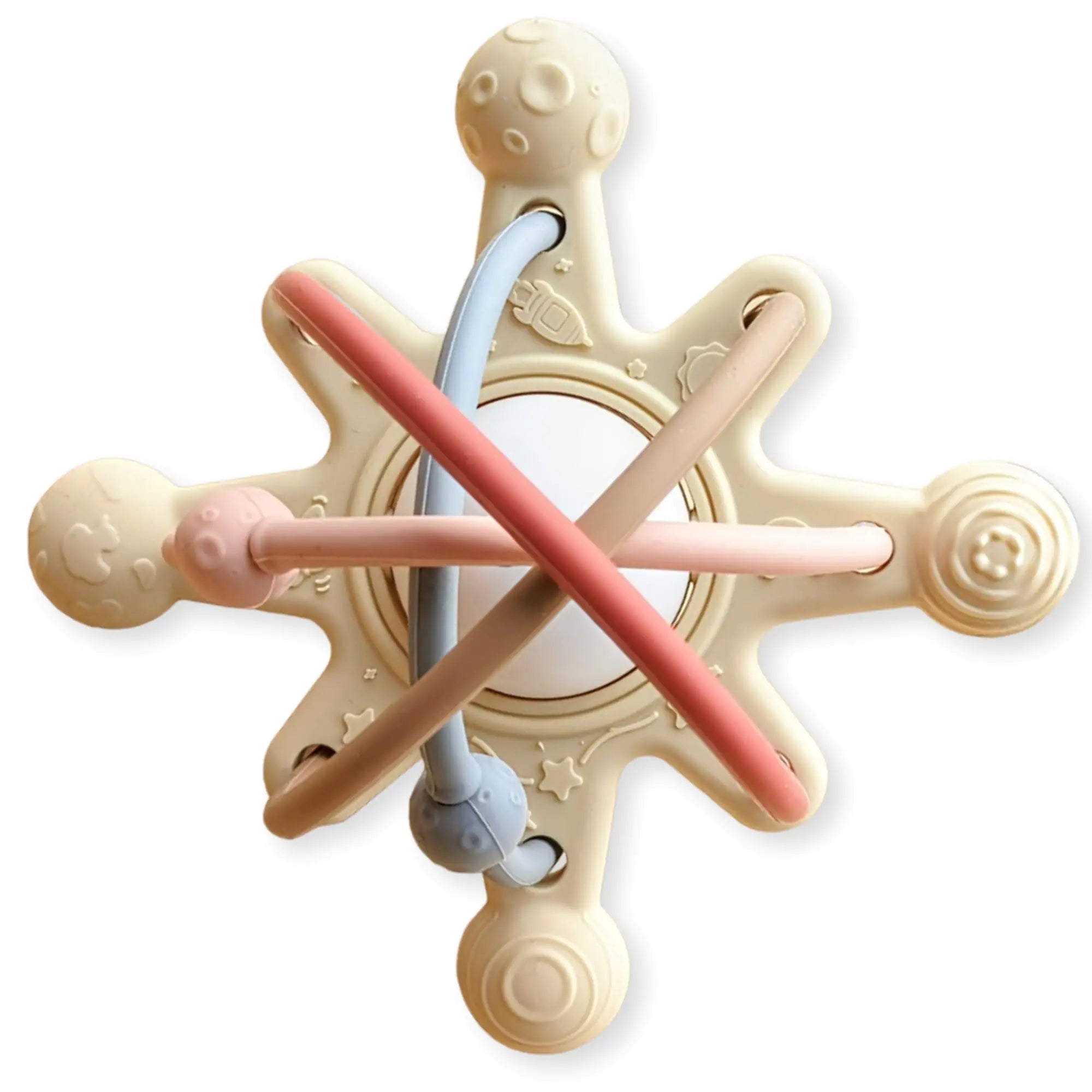 Lulyboo Soothing Silicone Teether Planet for Babies