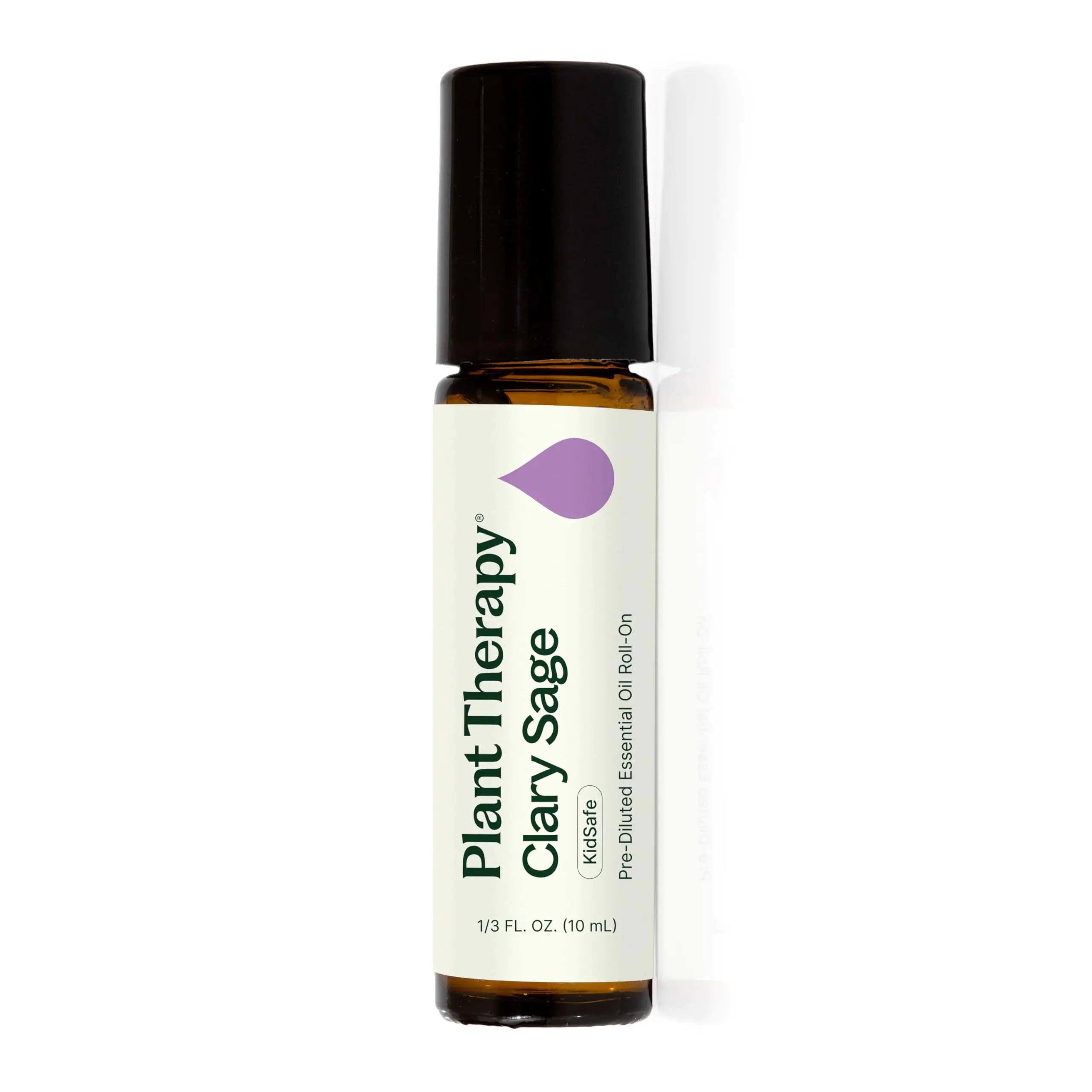 Plant Therapy Clary Sage Pre-Diluted Essential Oil Roll-On 10 mL (1/3 oz) 100% Pure Natural Aromatherapy Therapeutic Grade