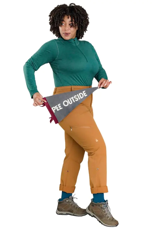 Gnara Womens Go There Hiking Outdoor Pants with GoFly Pee Zipper