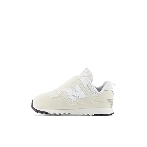 New Balance Baby 574 New-B V1 Hook and Loop Sneaker Nimbus Cloud/White 3.5 Wide US Unisex Infant