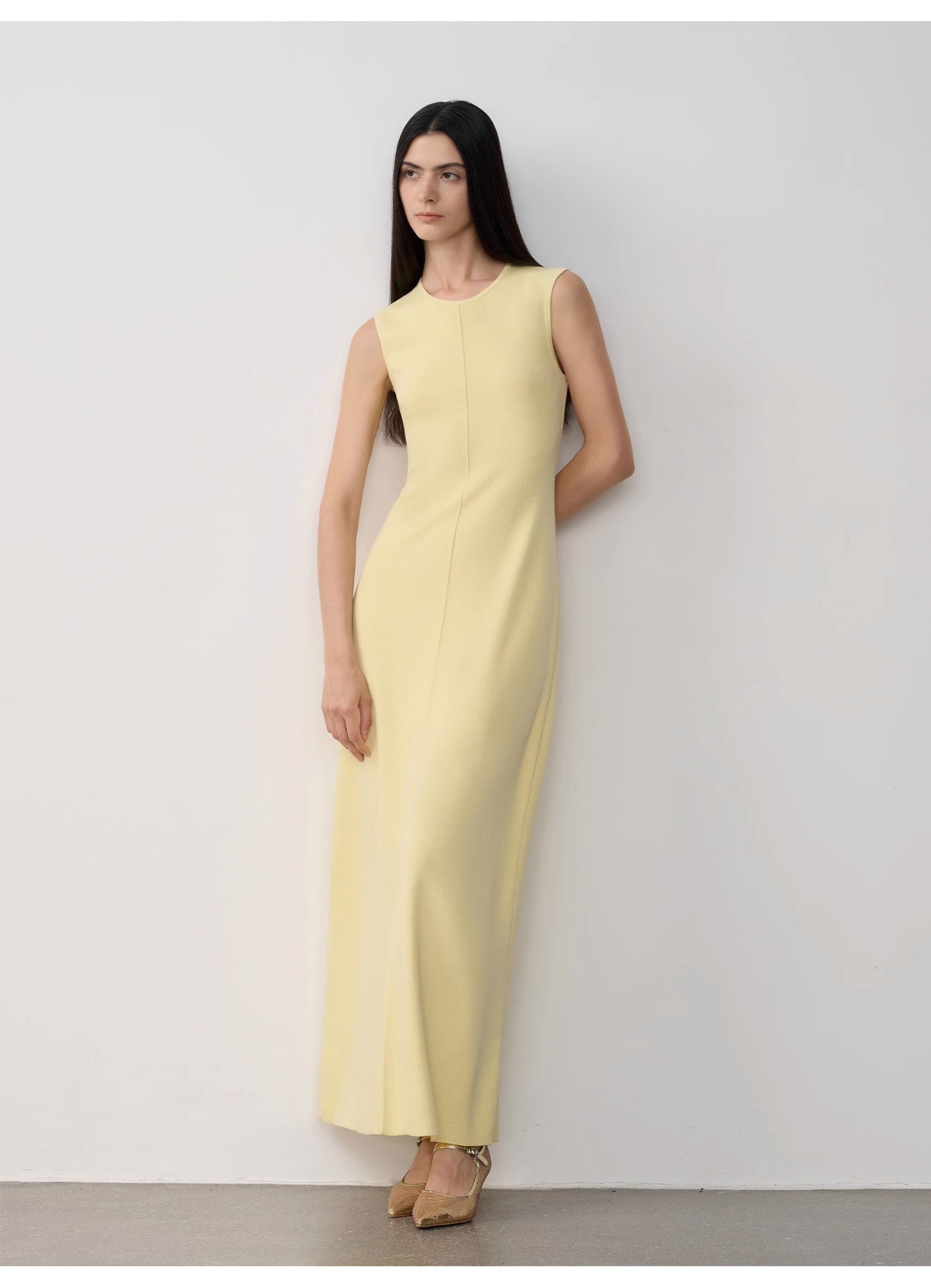 Fireladyfur Women's Merino Wool Knit Dress"Island Letters"