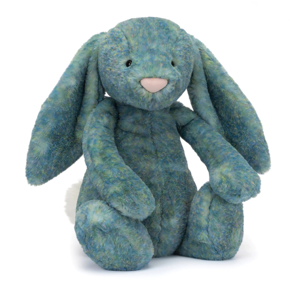 Jellycat Bashful Azure Luxe Bunny Stuffed Animal Huge 20 inches | Rabbit & Bunny Plush Toy | Classic Childrens Gift
