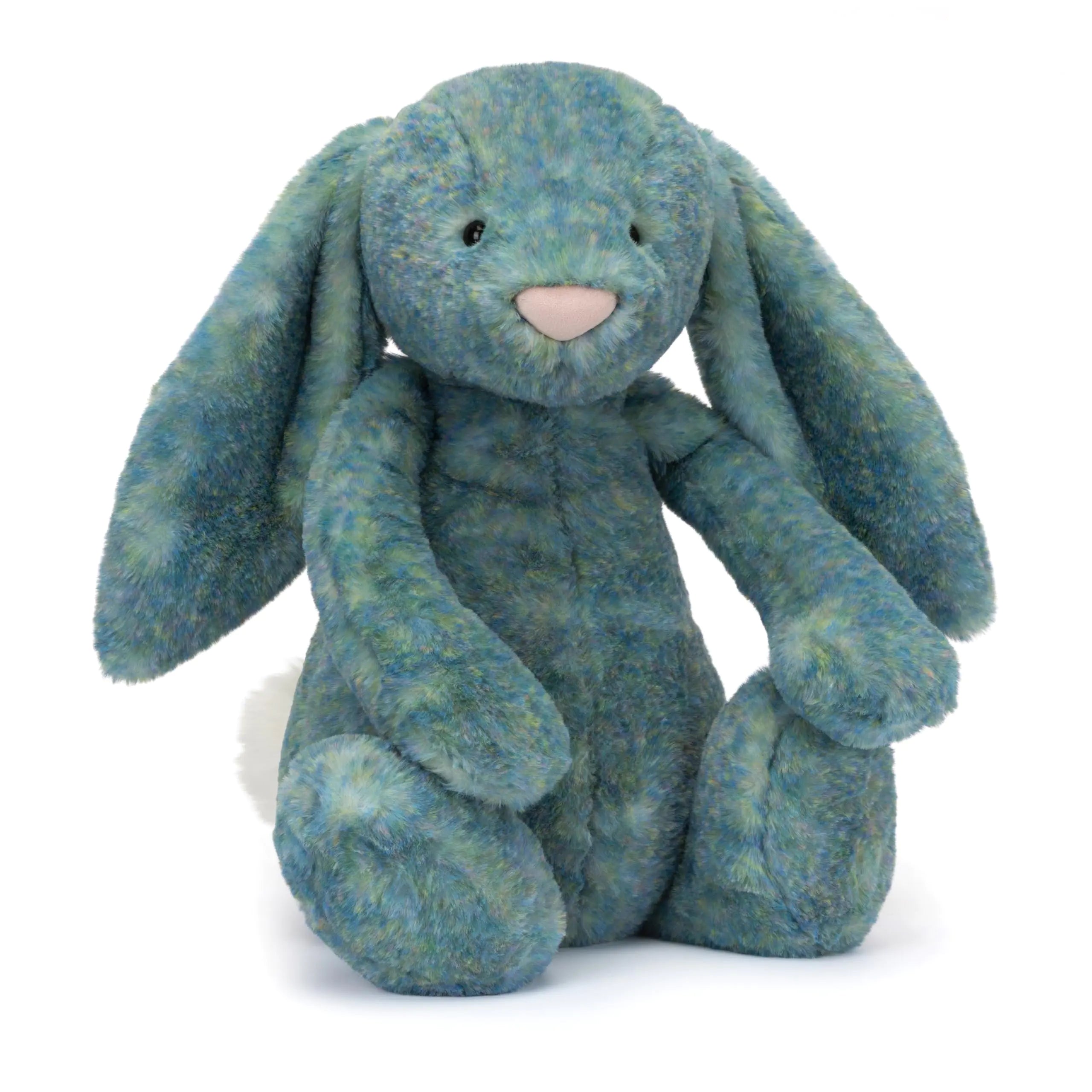 Jellycat Bashful Azure Luxe Bunny Stuffed Animal Huge 20 inches | Rabbit & Bunny Plush Toy | Classic Childrens Gift
