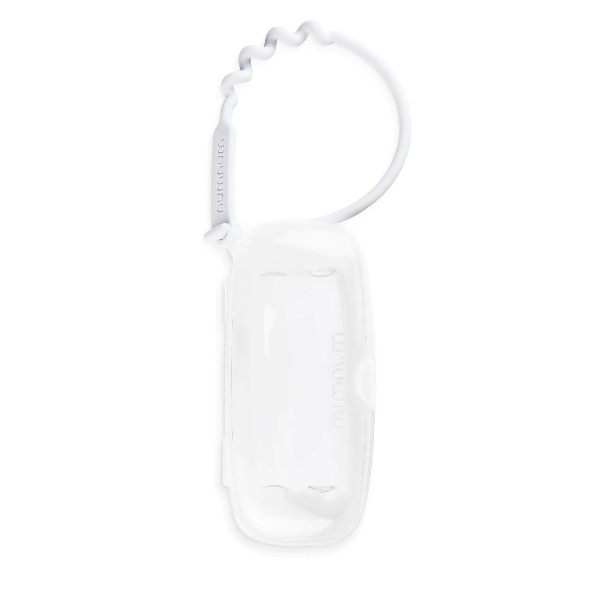 NumNum Baby Spoons Set Travel Case for Pre-Spoon GOOtensils for Kids Aged 6+ Months - First Stage Baby Led Weaning (BLW) Teething Spoon - 1 Travel Case Clear