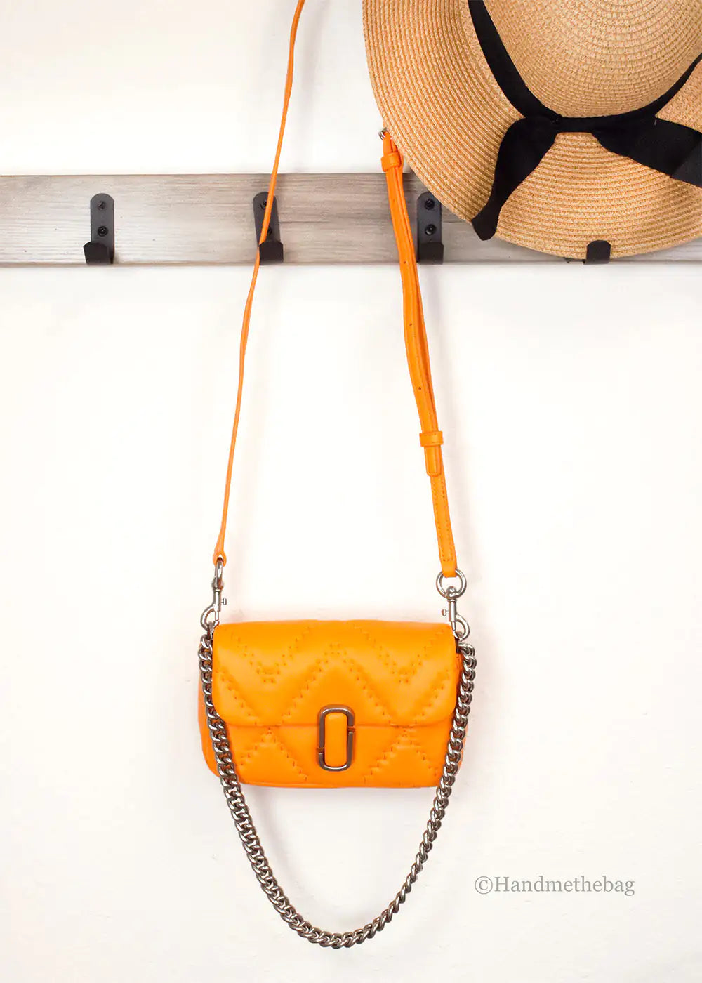 Marc Jacobs J Marc Mini Scorched Quilted Shoulder Bag