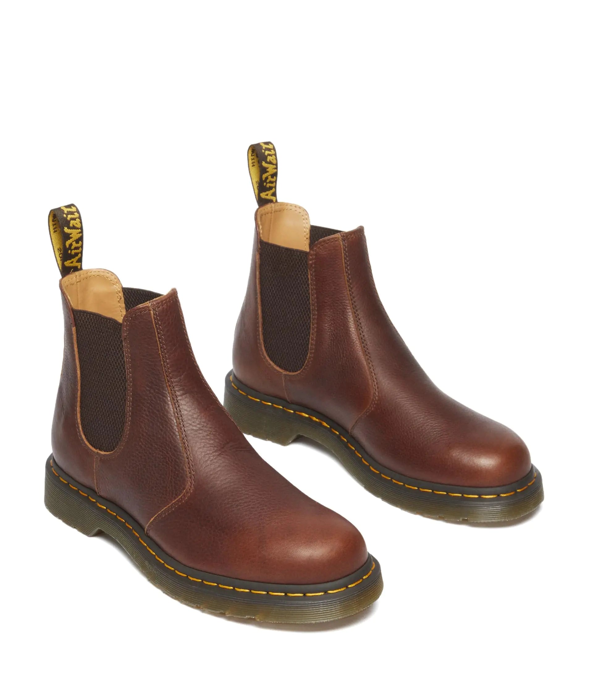Dr. Martens Unisex 2976 Leather Chelsea Boots Cashew 5 US Men