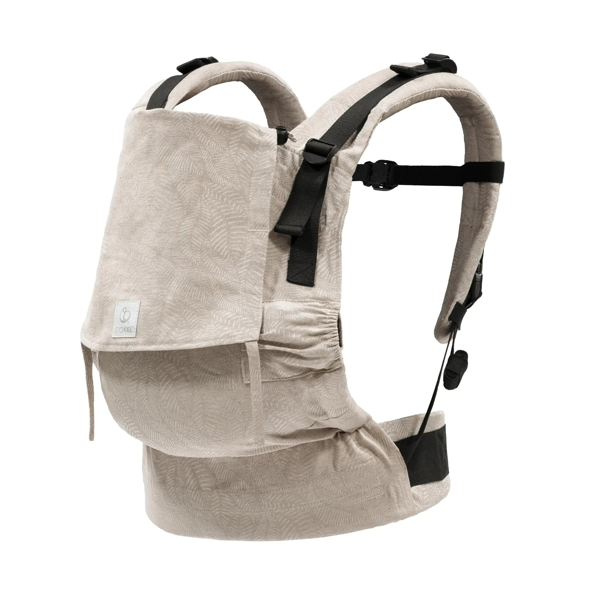 Stokke Limas Carrier Flex Floral Beige (OCS) - Full-Buckle Baby Carrier - Three Carrying Options - Safe for Babies from 1 Month/8.8 lbs to 44.1 lbs