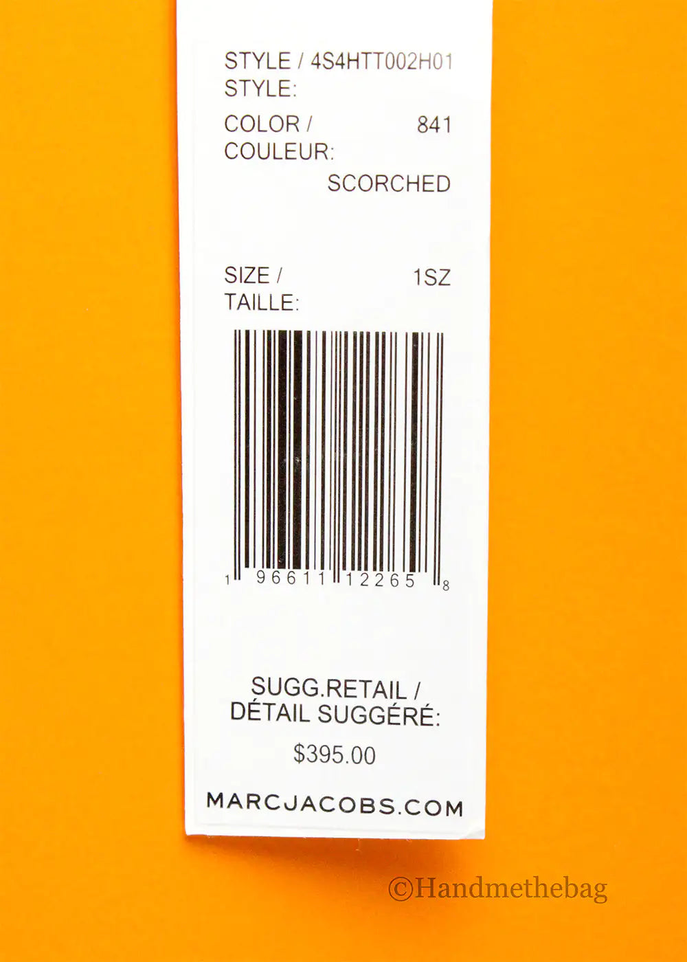 Marc Jacobs Mini Grind Scorched Leather Crossbody Tote