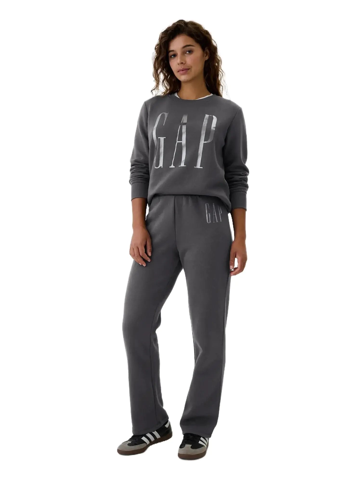 GAP Womens Logo Jogger Cast Iron M