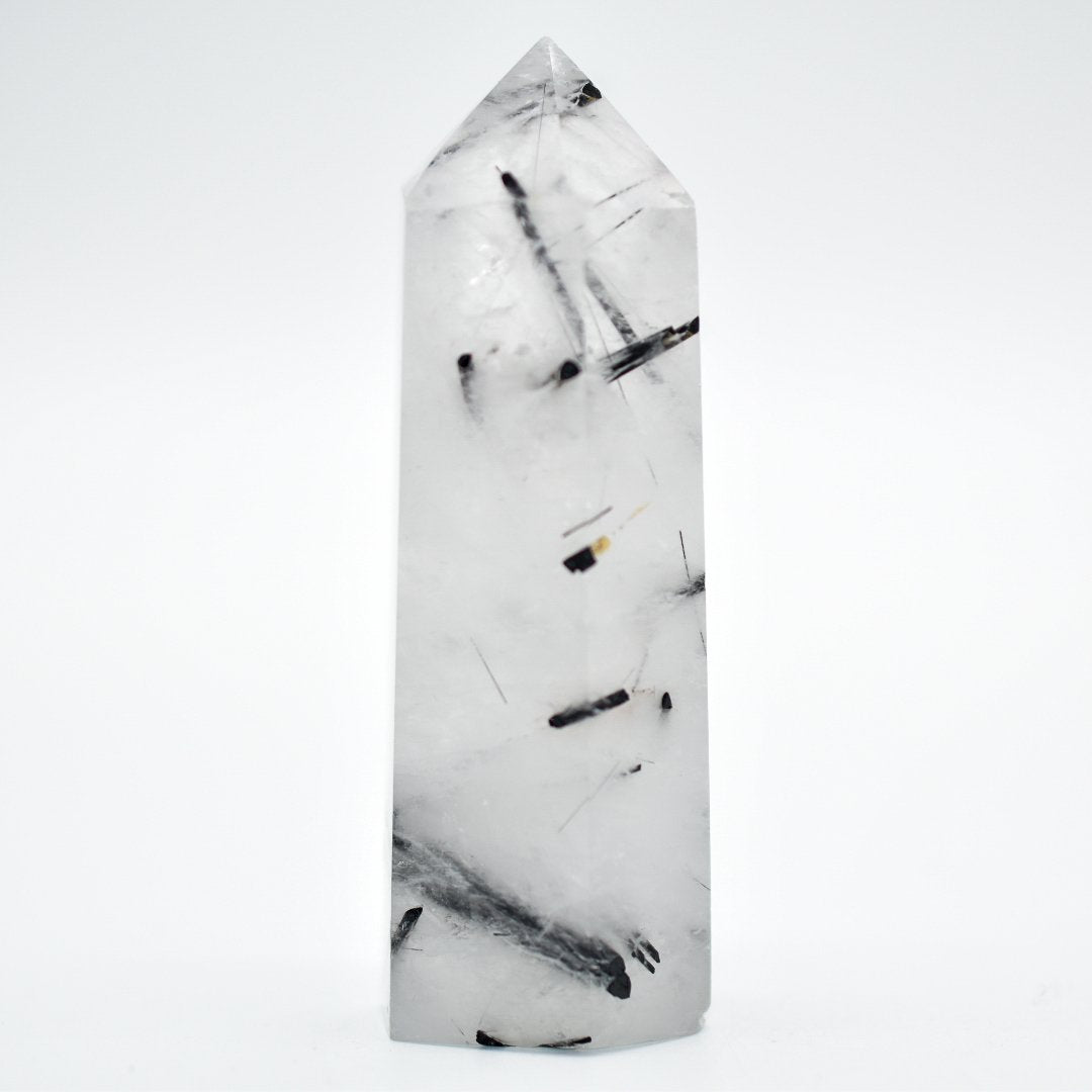Tourmalinated Quartz Points