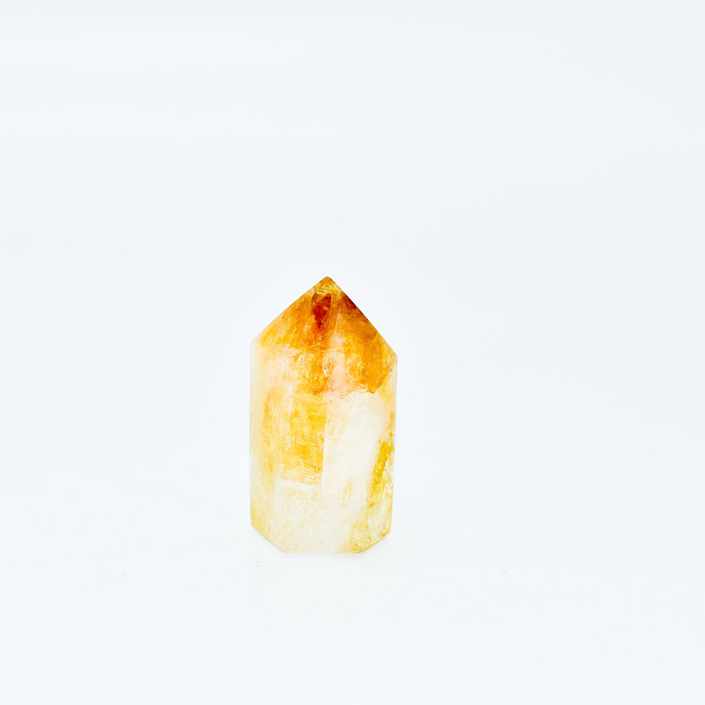 Citrine Polished Hexagon Points
