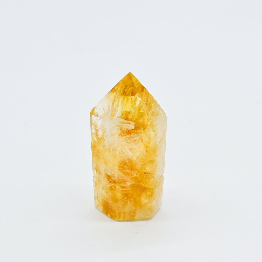 Citrine Polished Hexagon Points