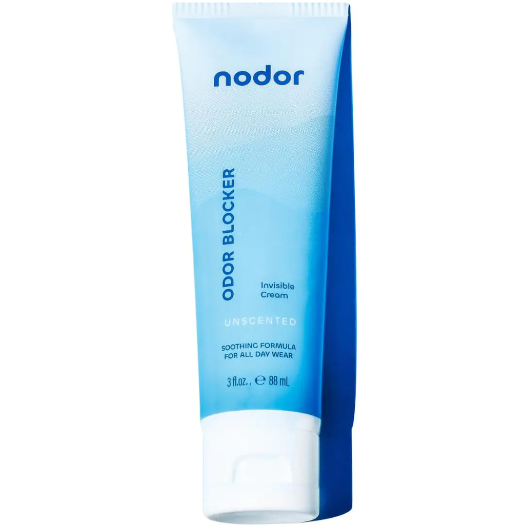 Nodor Whole Body Deodorant - Unscented Invisible Cream - Stain-Free Aluminum Free and Scent Free - 3 oz