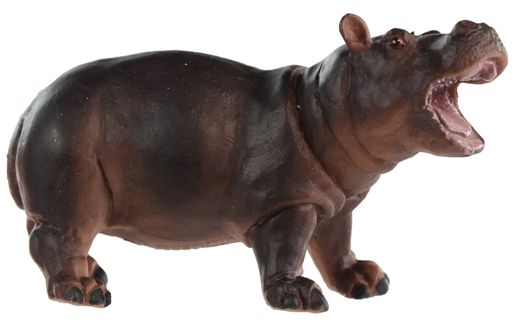 Safari Ltd. Hippopotamus Baby Toy Figurine - Realistic Hand-Painted 2.95" Model Figure - Safe Educational Toy for Boys Girls & Kids Ages 3+