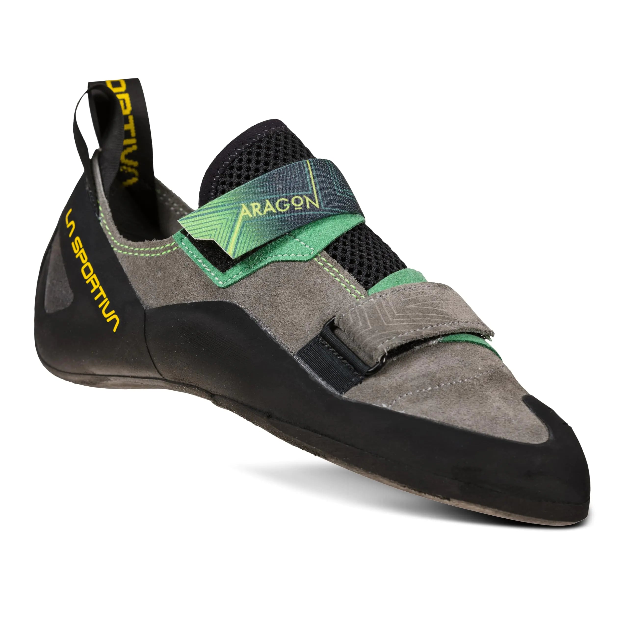 La Sportiva Mens Aragon Rock Climbing Shoes Clay/Jasmine Green 9.5