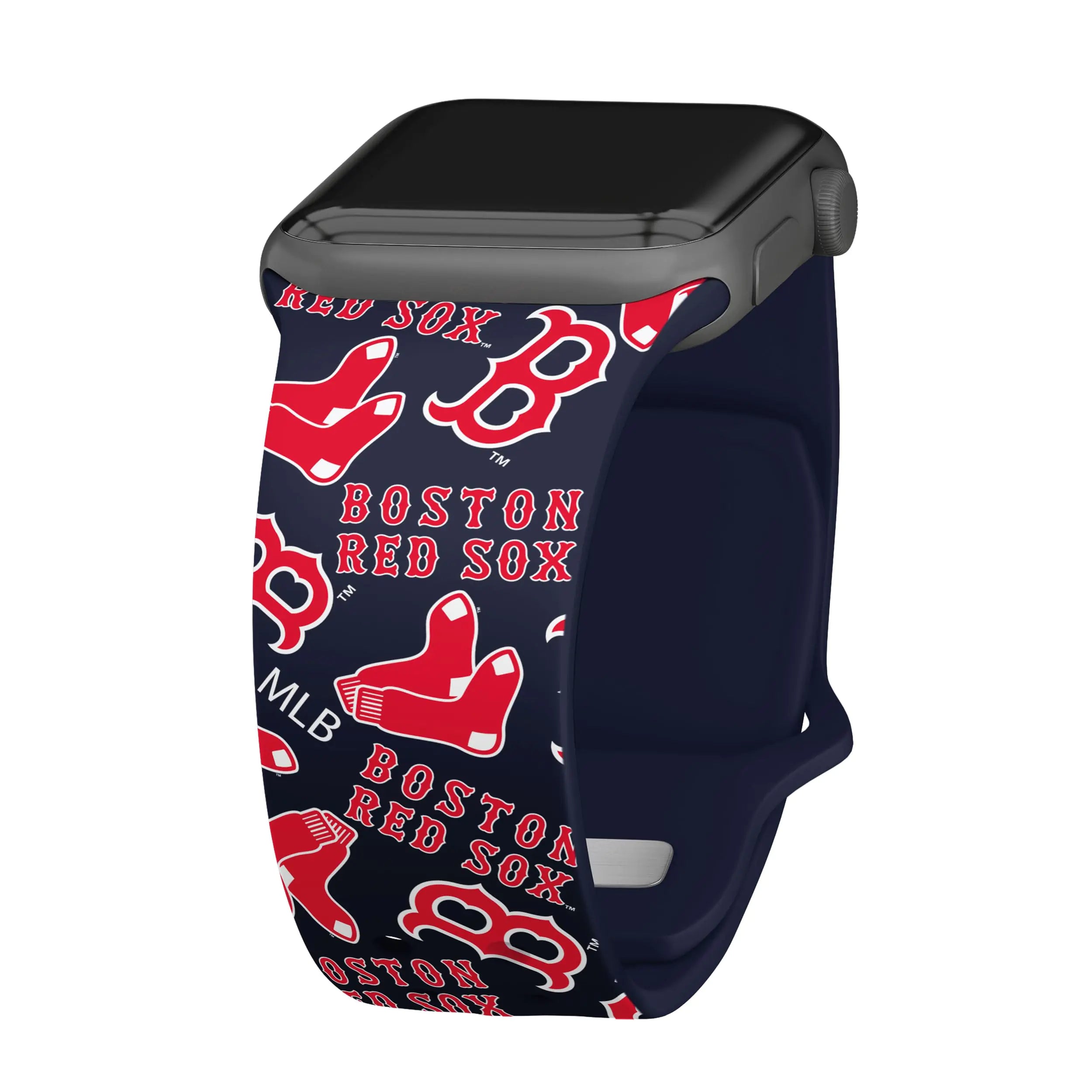 Game Time Boston Red Sox HD Watch Band Compatible with Apple Watch (42/44/45mm Long Random)