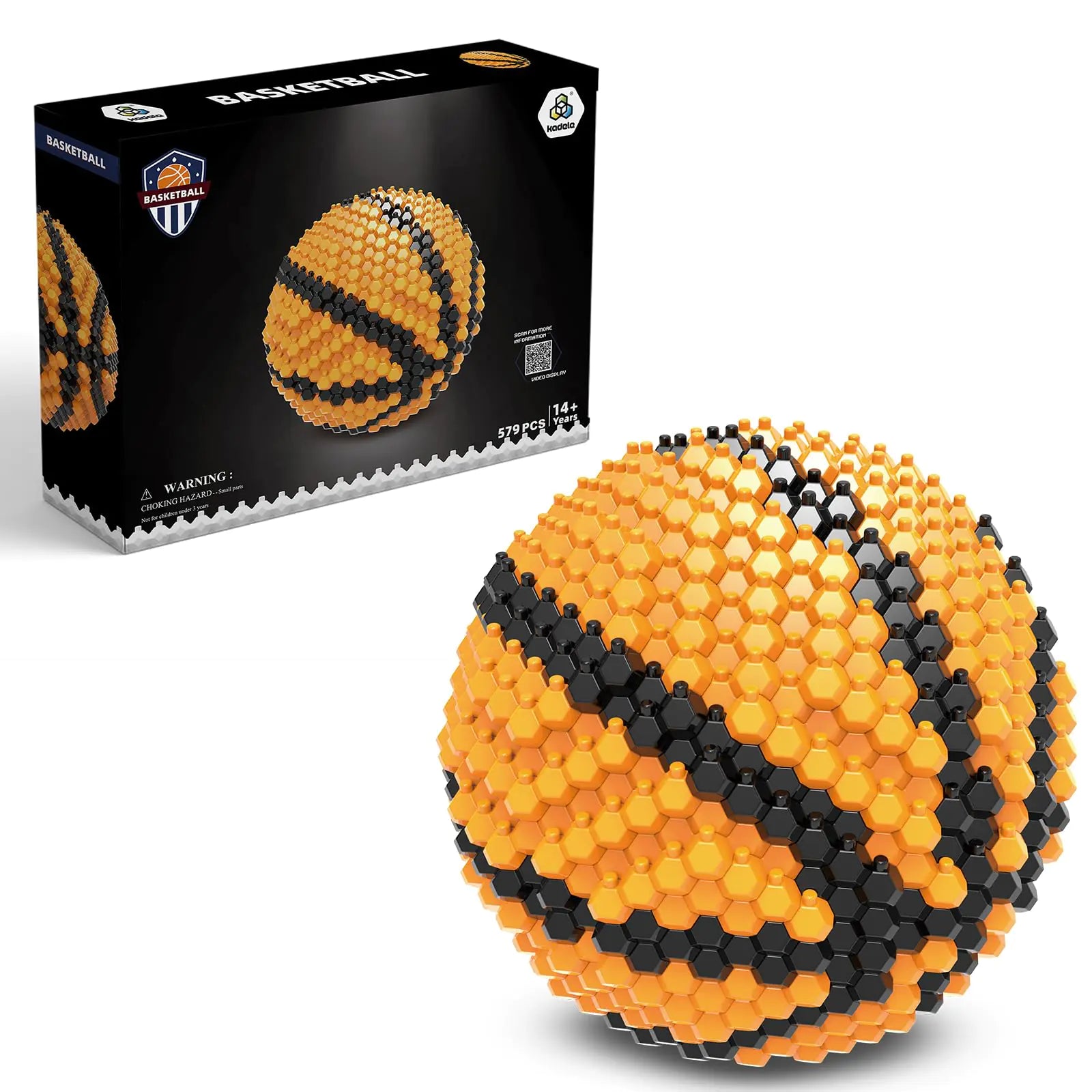 Basketball Building Block Set for Ages 14+ (579 Pieces)