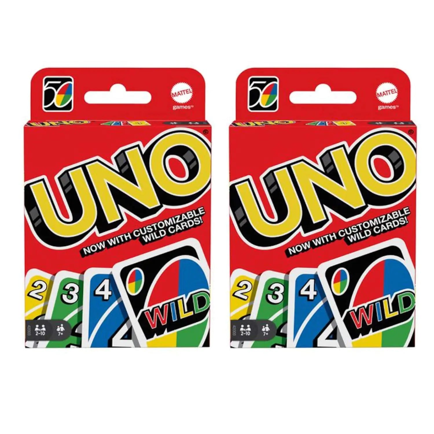 Mattel Uno Twin Pack Card Game