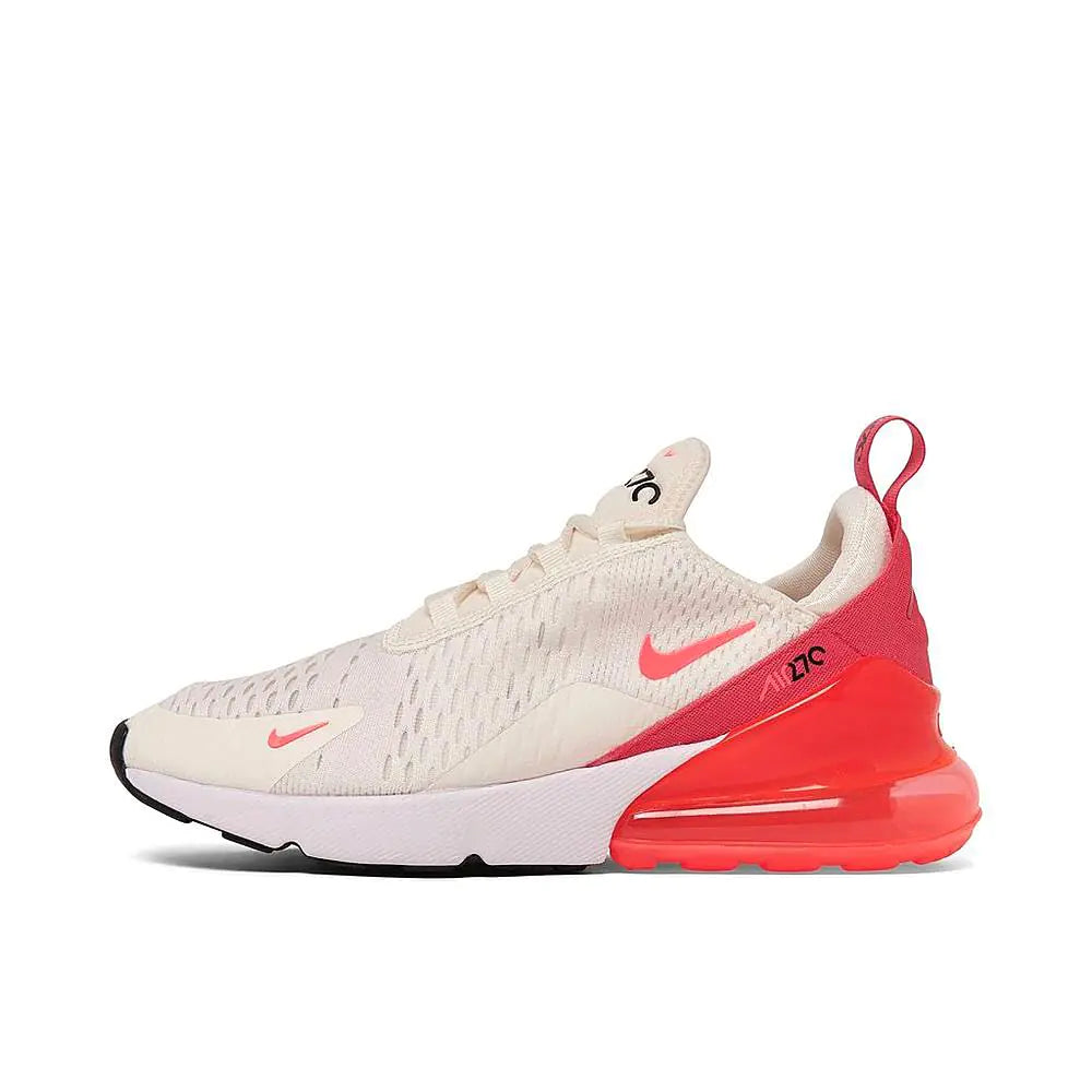 Nike Air Max 270 Womens Shoes (AH6789-122 Sail/Aster Pink/White/Hot Punch) Size 5