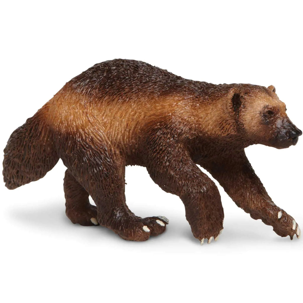 Safari Ltd. Wolverine Figurine - Detailed 3.75" Plastic Model Figure - Fun Educational Play Toy for Boys Girls & Kids Ages 3+