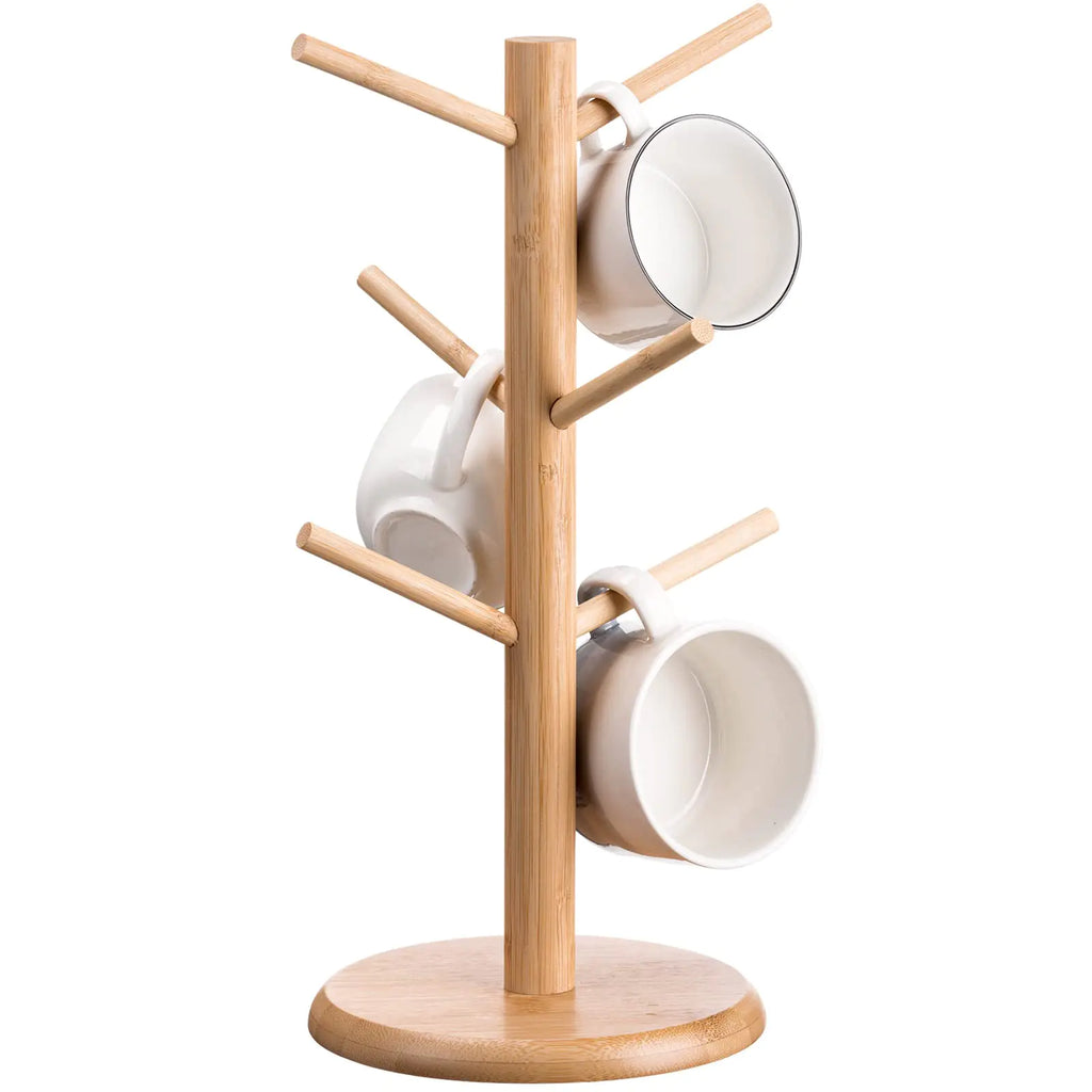 14-Inch Light Wood Mug Tree