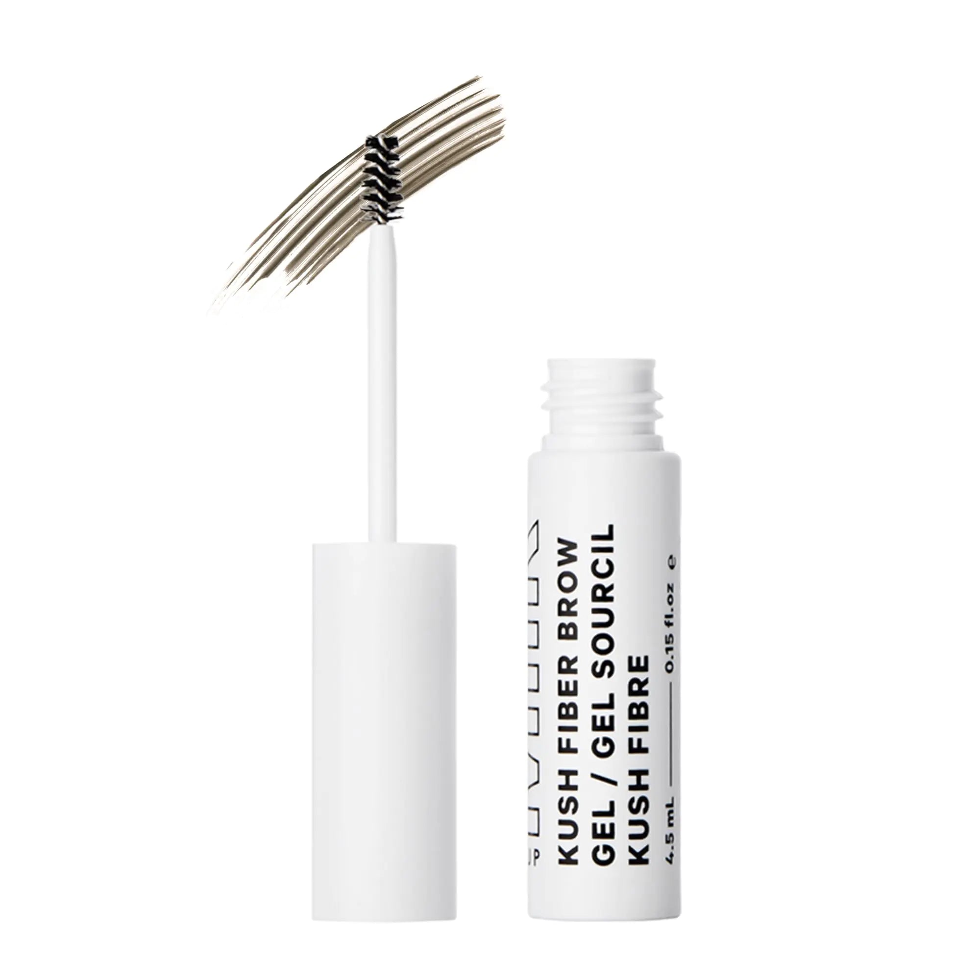 Milk Makeup KUSH Fiber Brow Gel Herb (Medium Brown) - Thickening Brow Gel - Soft Flexible Hold - Vegan Cruelty Free