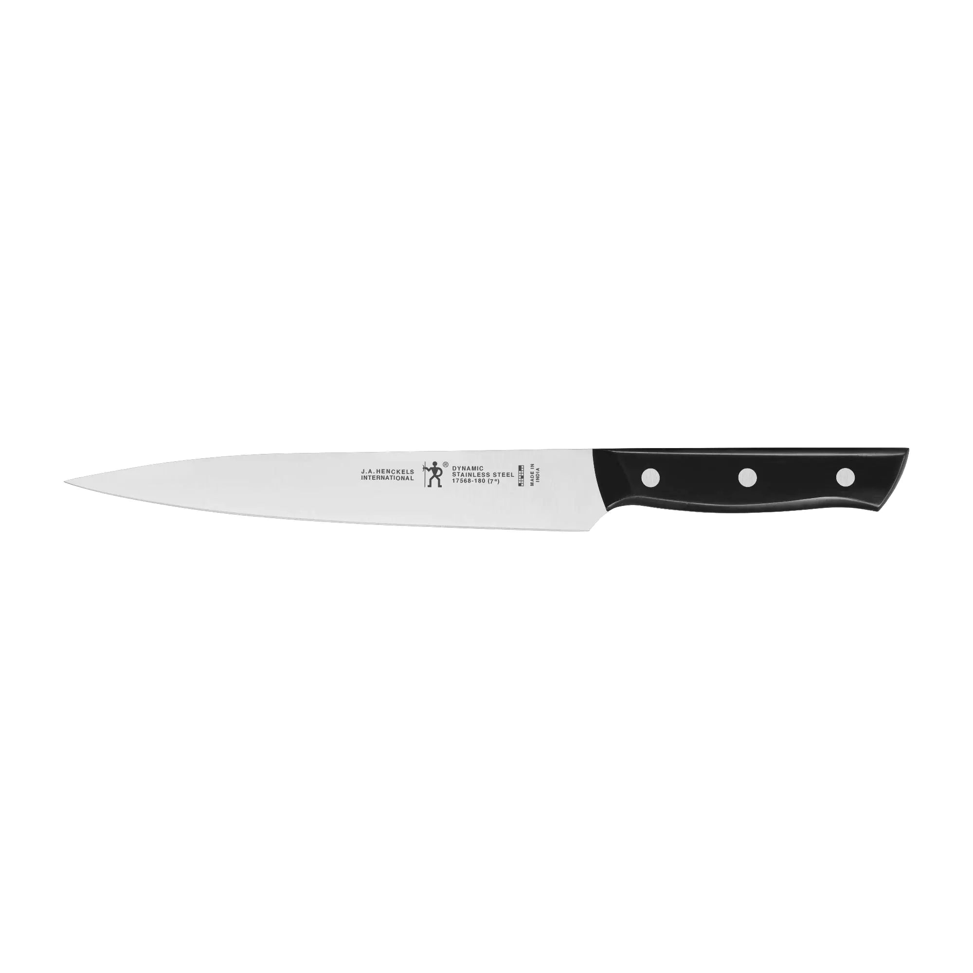 HENCKELS Dynamic Razor-Sharp 8-inch Carving Knife German Engineered Informed by 100+ Years of Mastery Black/Stainless Steel