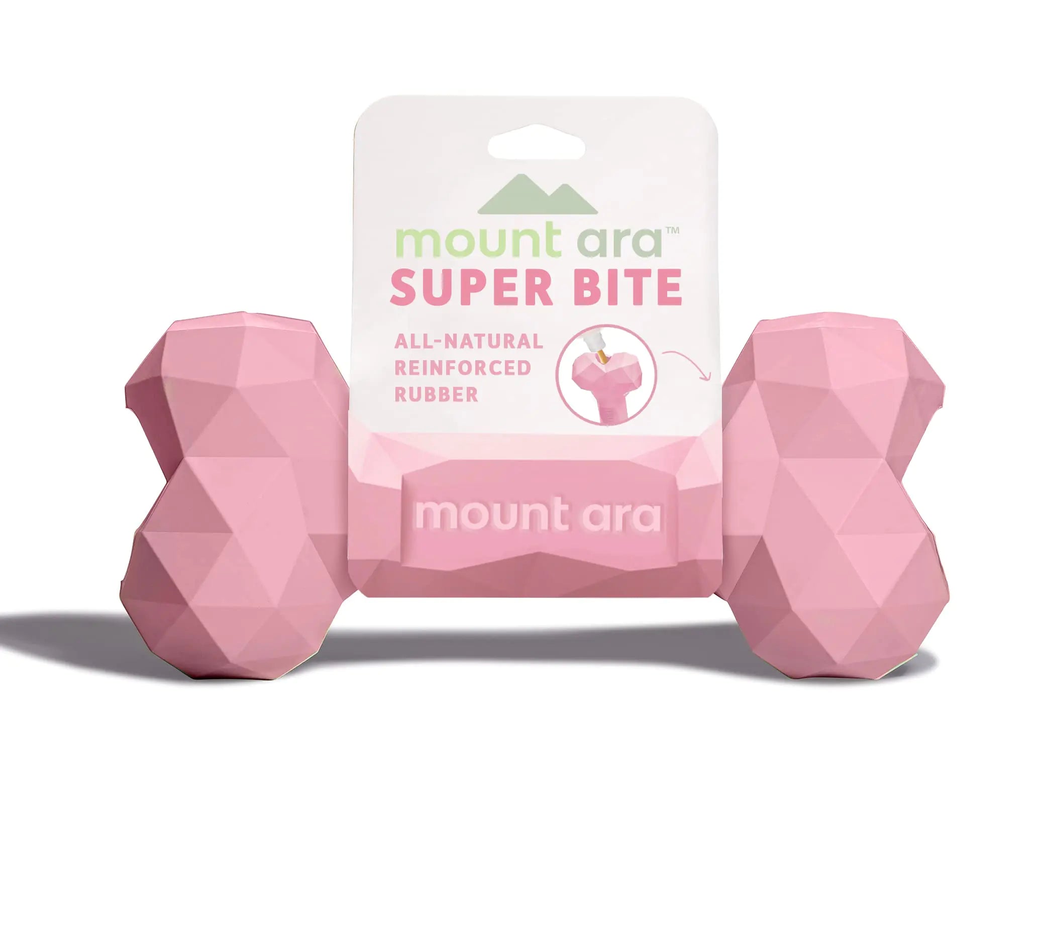 chill by mount ara Super BITE BPA-Free Rubber Fillable Dog Chew Toy Dog Toys for Aggressive Chewers Dog Peanut Butter Toy