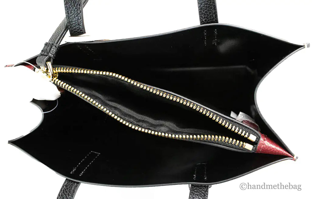 Marc Jacobs Grind Mini Pomegranate Colorblock Leather Tote