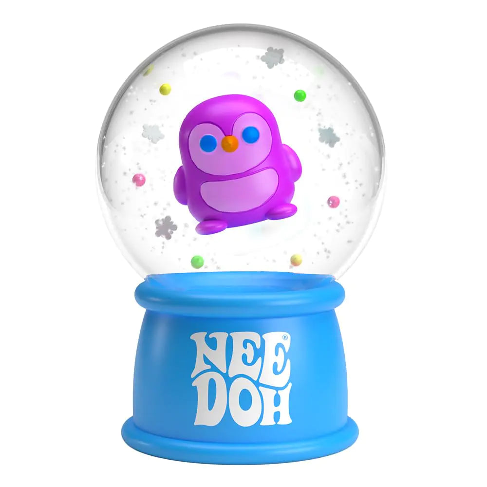 Schylling NeeDoh Squishmas Squish N Snow Globes - Christmas Squeeze Toy - Assorted Colors - Ages 3 to Adult (Pack of 1)