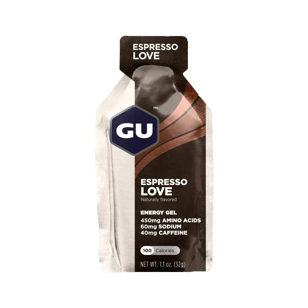 GU Energy Original Sports Nutrition Energy Gel 24-Count Espresso Love