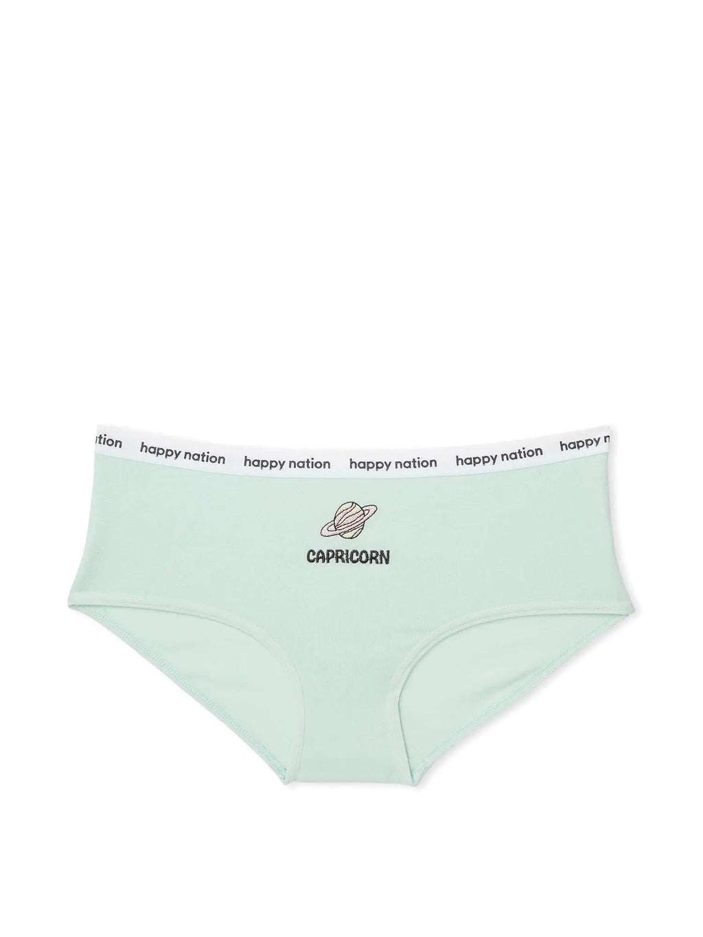 Girls Cotton Hipster Underwear Capricorn in Beach Glass Size Small by Happy Nation