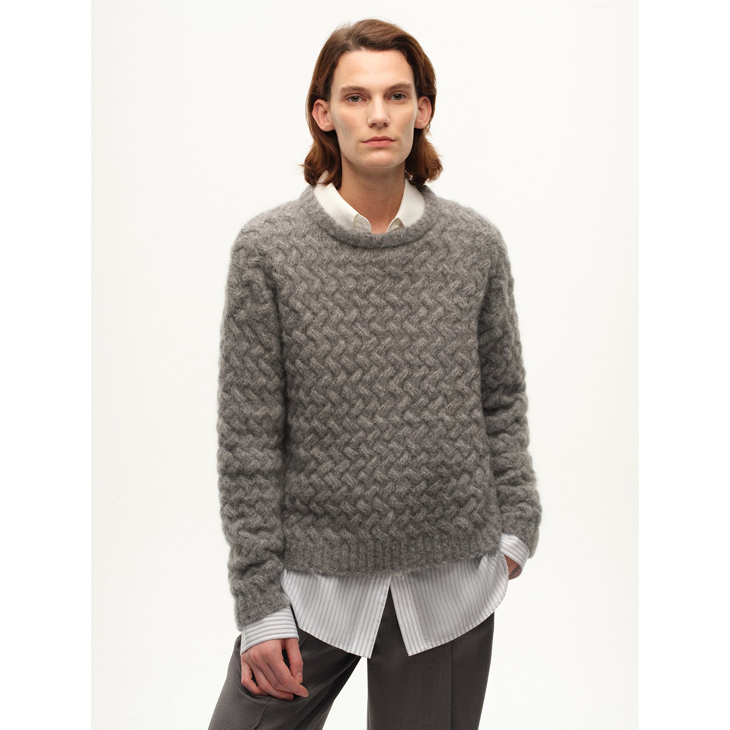 [FF×JW Collaboration Warm Exclusive] Classic Mohair Pullover Sweater
