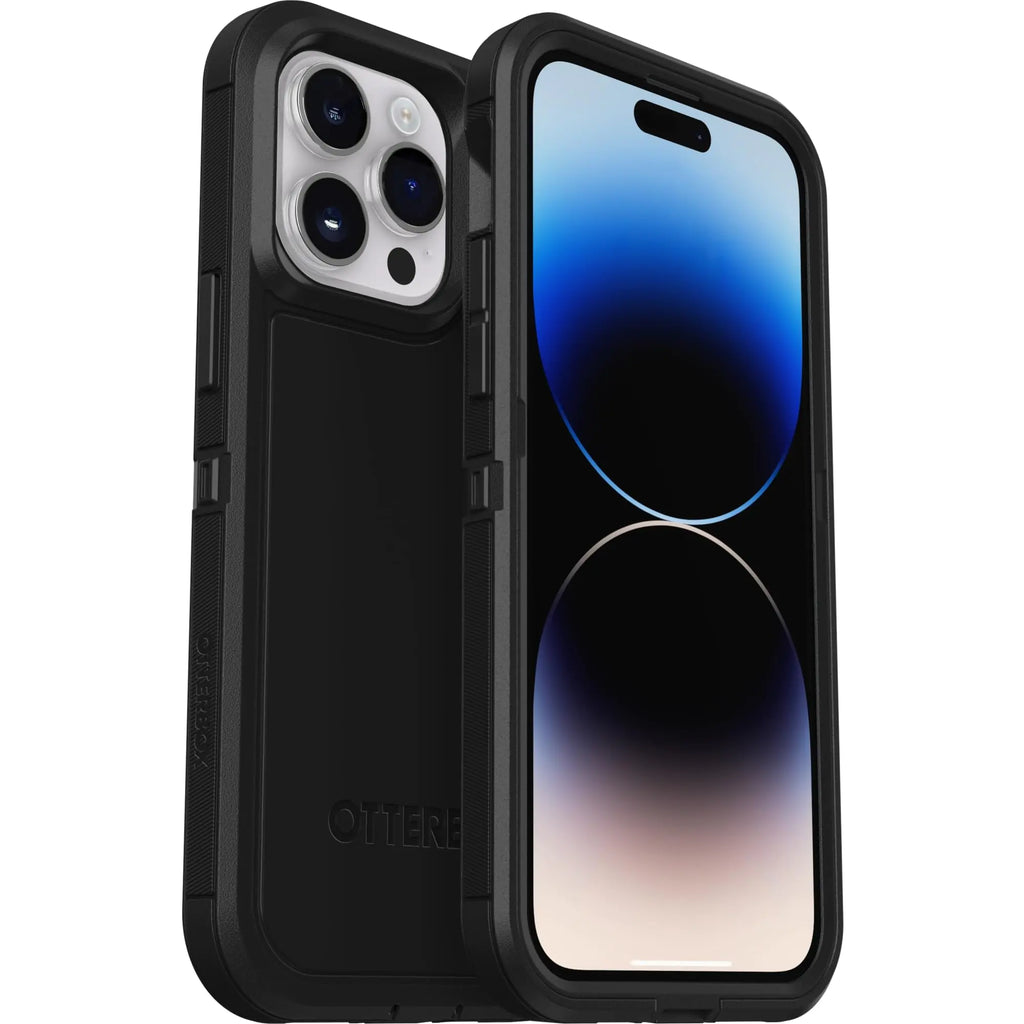 OtterBox Defender XT Case for iPhone 14 Pro Max with MagSafe Shockproof Drop Proof Ultra-Rugged Protective Case 5X Tested to Military Standard Black - Non-Retail Packaging