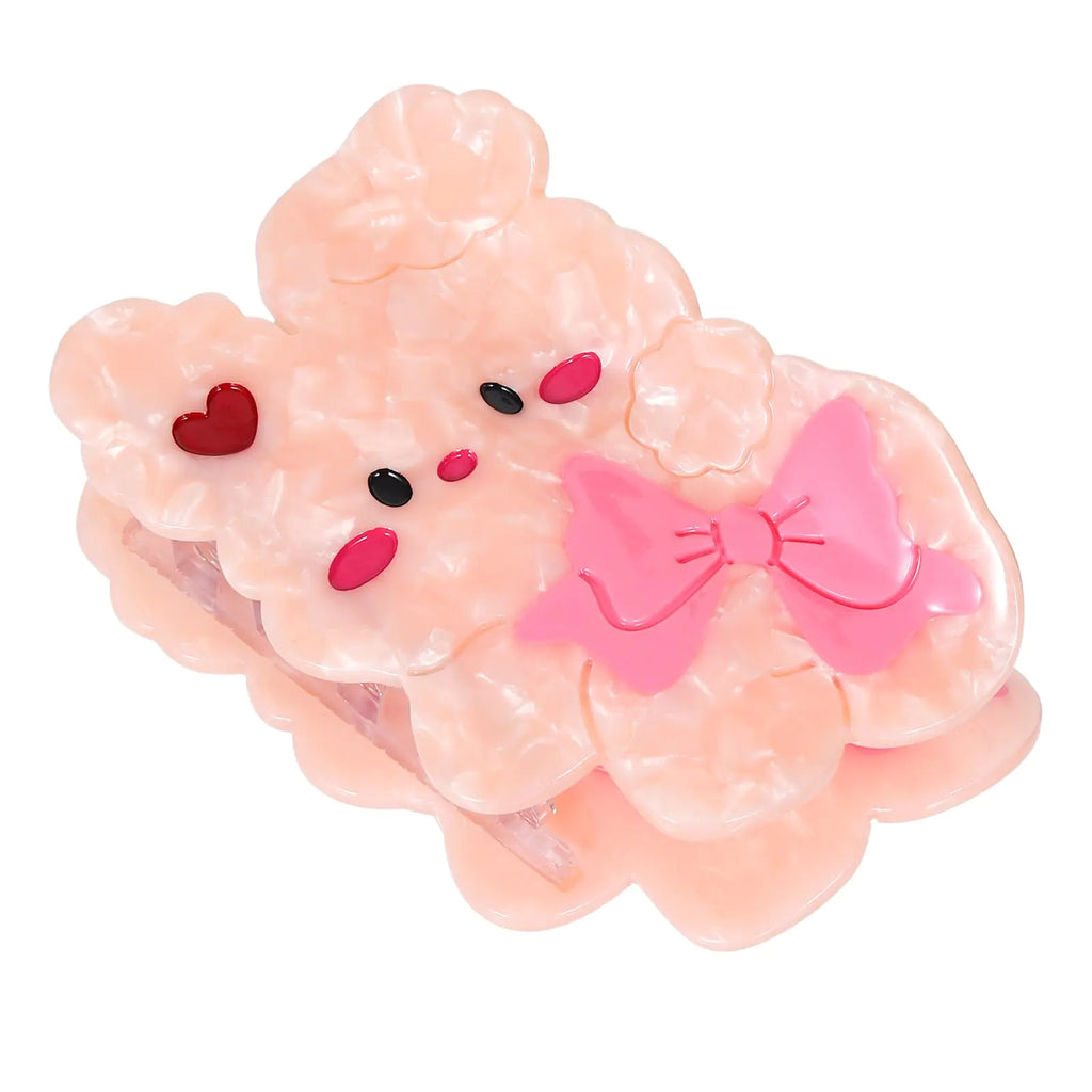 Chic Bunny Acetate Hair Claw - Strong Hold 3.35-Inch