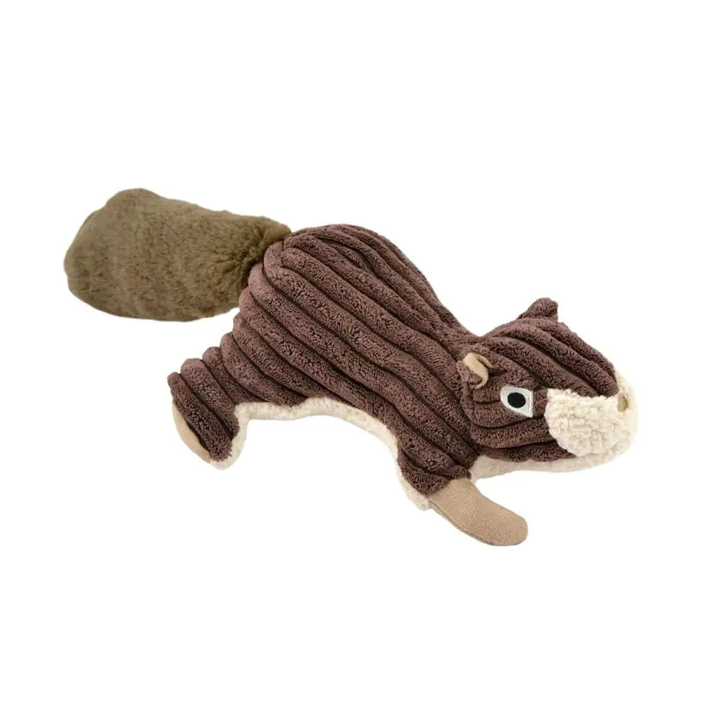 Tall Tails 12-inch Plush Squirrel with Squeaker Brown