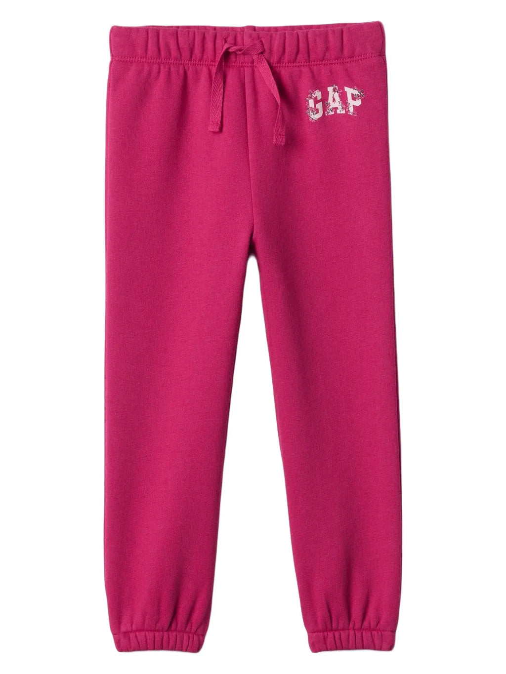 GAP Baby Girls Logo Pull-On Jogger Sweatpants Bright Beet 6-12M