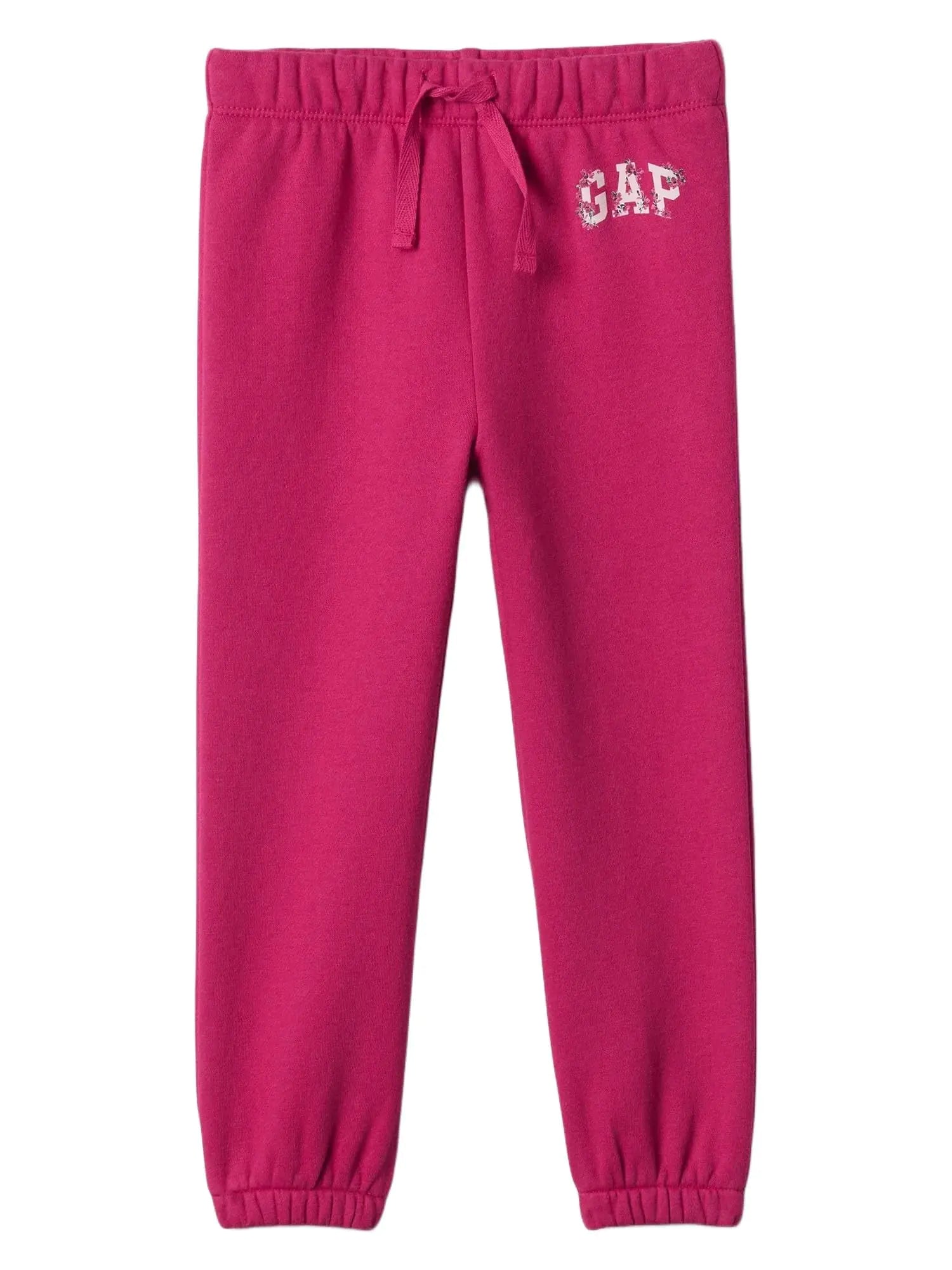 GAP Baby Girls Logo Pull-On Jogger Sweatpants Bright Beet 6-12M