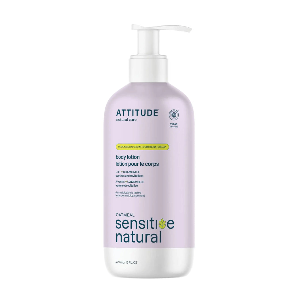 ATTITUDE Sensitive Skin Body Lotion with Oat & Chamomile 16 Fl Oz